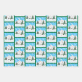 雪山包み紙シート ラッピングペーパーシート (正面3)