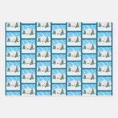 雪山包み紙シート ラッピングペーパーシート (正面)