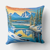 雪山反射 クッション (裏面)