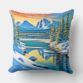 雪山反射 クッション (正面)