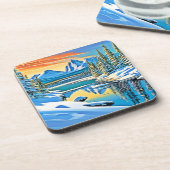 雪山反射 コースター (左側)