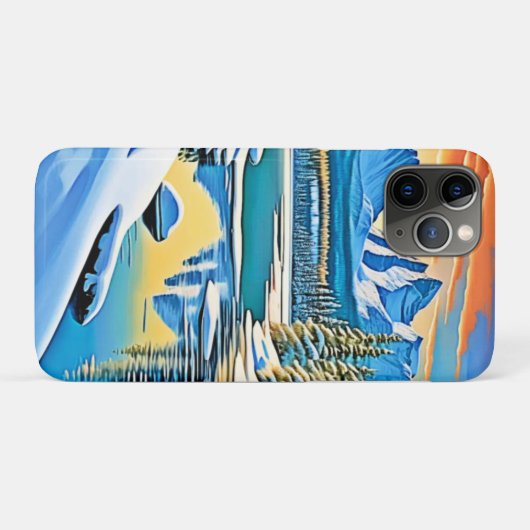 雪山反射 Case-Mate iPhoneケース (裏面(横))