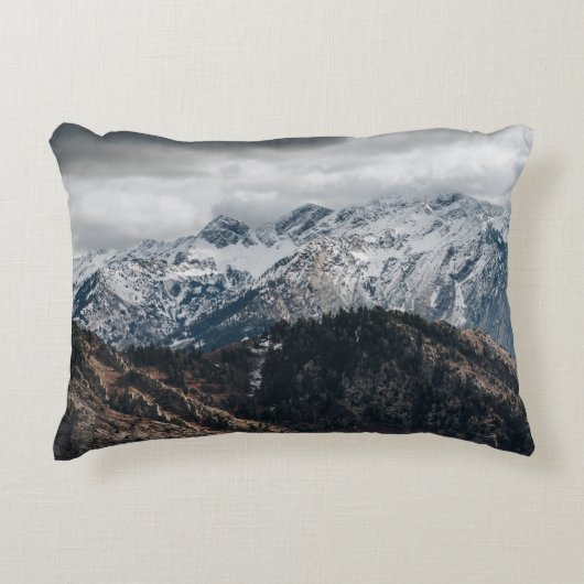 雪山用壁紙 アクセントクッション (正面)