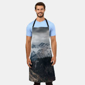 雪山用壁紙 エプロン (着用した状態)