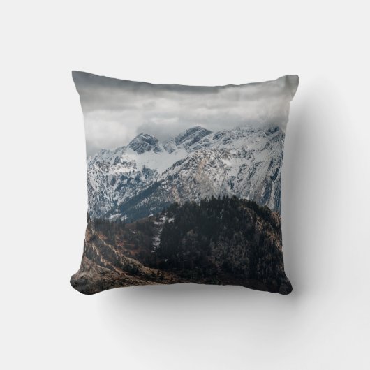 雪山用壁紙 クッション (正面)