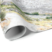 雪山近くの松 ラッピングペーパー (ロールコーナー)