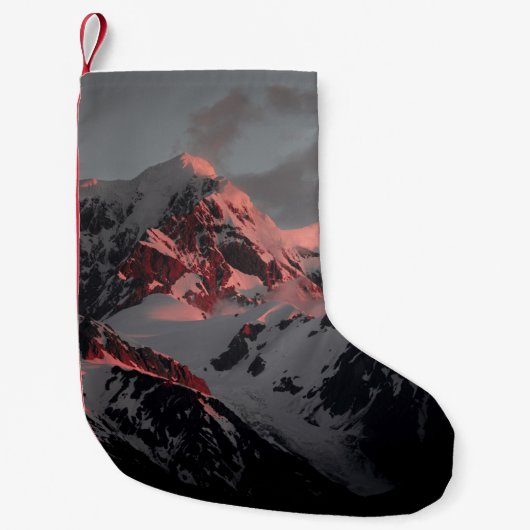 雪山連峰 スモールクリスマスストッキング (正面)
