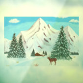 雪山 ウィンドウサイン (シート3)