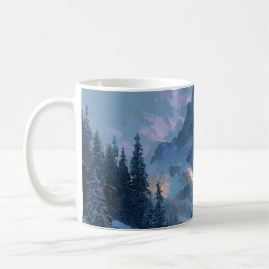 雪山 コーヒーマグカップ (左)