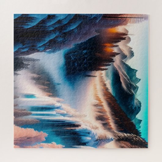 雪山 ジグソーパズル (横)