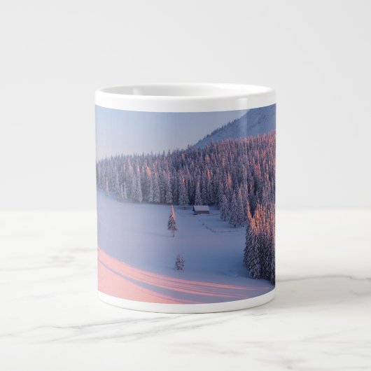 雪山 ジャンボコーヒーマグカップ (正面)