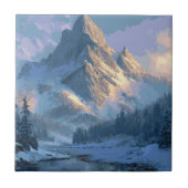 雪山 タイル (正面)