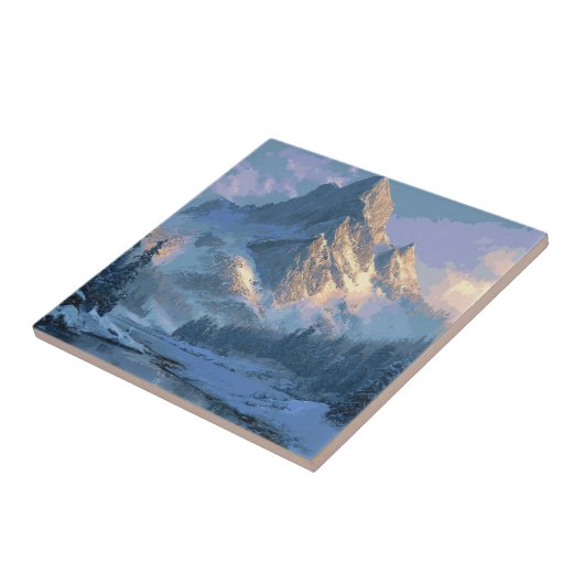 雪山 タイル (側面)