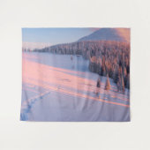 雪山 タペストリー (正面(横))