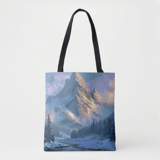 雪山 トートバッグ (正面)
