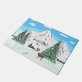 雪山 ドアマット (アングル)