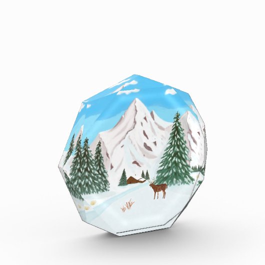 雪山 フォトブロック (左)