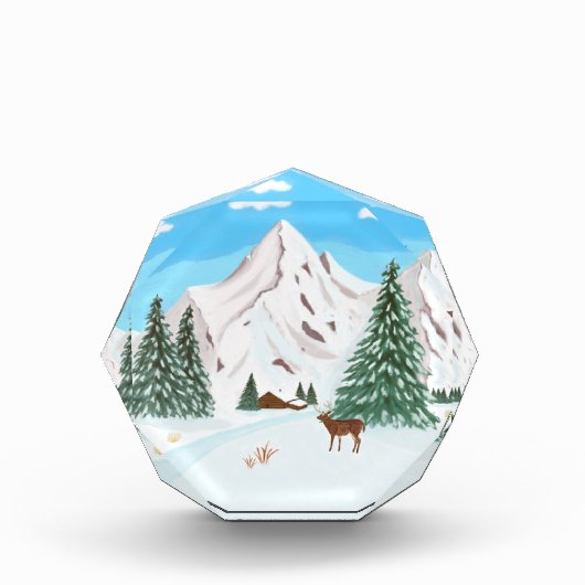 雪山 フォトブロック (正面)