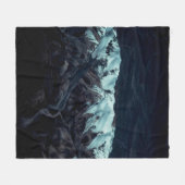 雪山 フリースブランケット (正面(横))