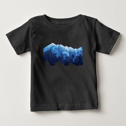 雪山 ベビーTシャツ (正面)