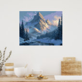 雪山 ポスター (キッチン)