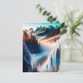 雪山 ポストカード (スタンド正面)
