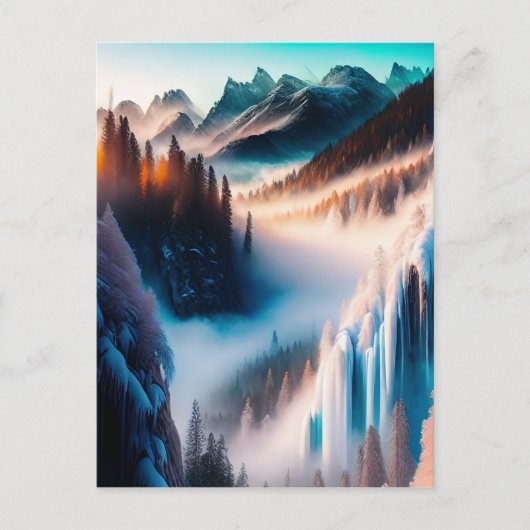 雪山 ポストカード (正面)