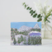 雪山 ポストカード (スタンド正面)
