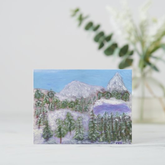 雪山 ポストカード (スタンド正面)
