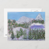 雪山 ポストカード (正面/裏面)