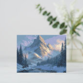 雪山 ポストカード (スタンド正面)