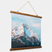 雪山 吊り下げ型タペストリー (傾斜あり)