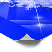 雪崩でのスノーモービル ポスター (角)