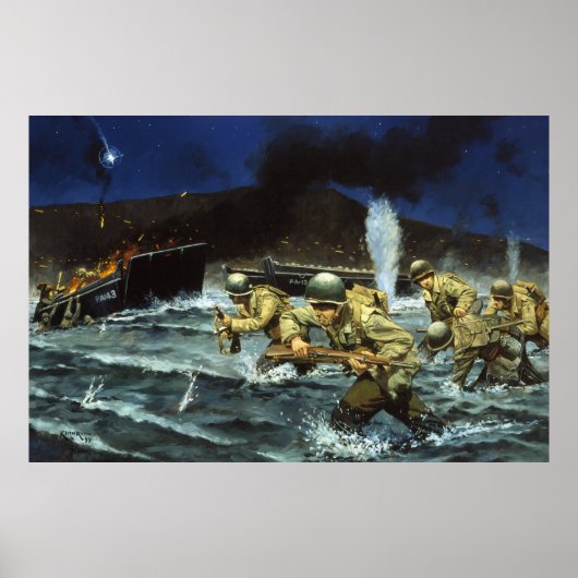 雪崩の先端バイキースロッコプリント ポスター (正面)