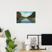 雪崩湖からのコルデン湖の眺め ポスター (ホームオフィス)