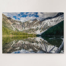 雪崩湖での反射