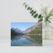 雪崩湖の反射 ポストカード (スタンド正面)