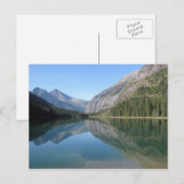 雪崩湖の反射 ポストカード (正面/裏面)
