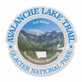 雪崩湖跡(OBP) シール (正面)