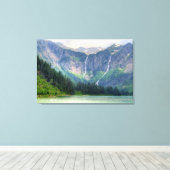 雪崩湖 キャンバスプリント (インサイチュ (ウッドフロア))