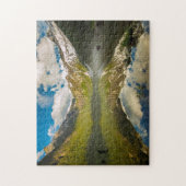 雪崩湖。 ジグソーパズル (縦)