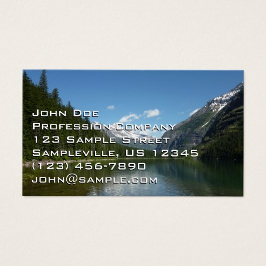 雪崩湖I氷河の国立公園 (正面)