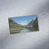 雪崩湖I氷河の国立公園 マグネット名刺 (インサイチュ)