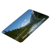 雪崩湖I氷河の国立公園 マグネット (左側)