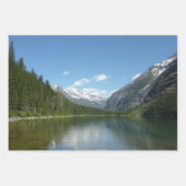 雪崩湖I氷河の国立公園 ラッピングペーパーシート (正面)