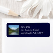 雪崩湖I氷河の国立公園 ラベル (インサイチュ)