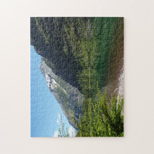 雪崩湖II氷河の国立公園 ジグソーパズル (縦)