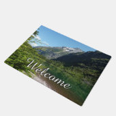 雪崩湖II氷河の国立公園 ドアマット (アングル)