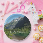 雪崩湖II氷河の国立公園 ペーパープレート (パーティー)