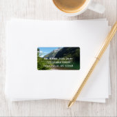 雪崩湖II氷河の国立公園 ラベル (インサイチュ)